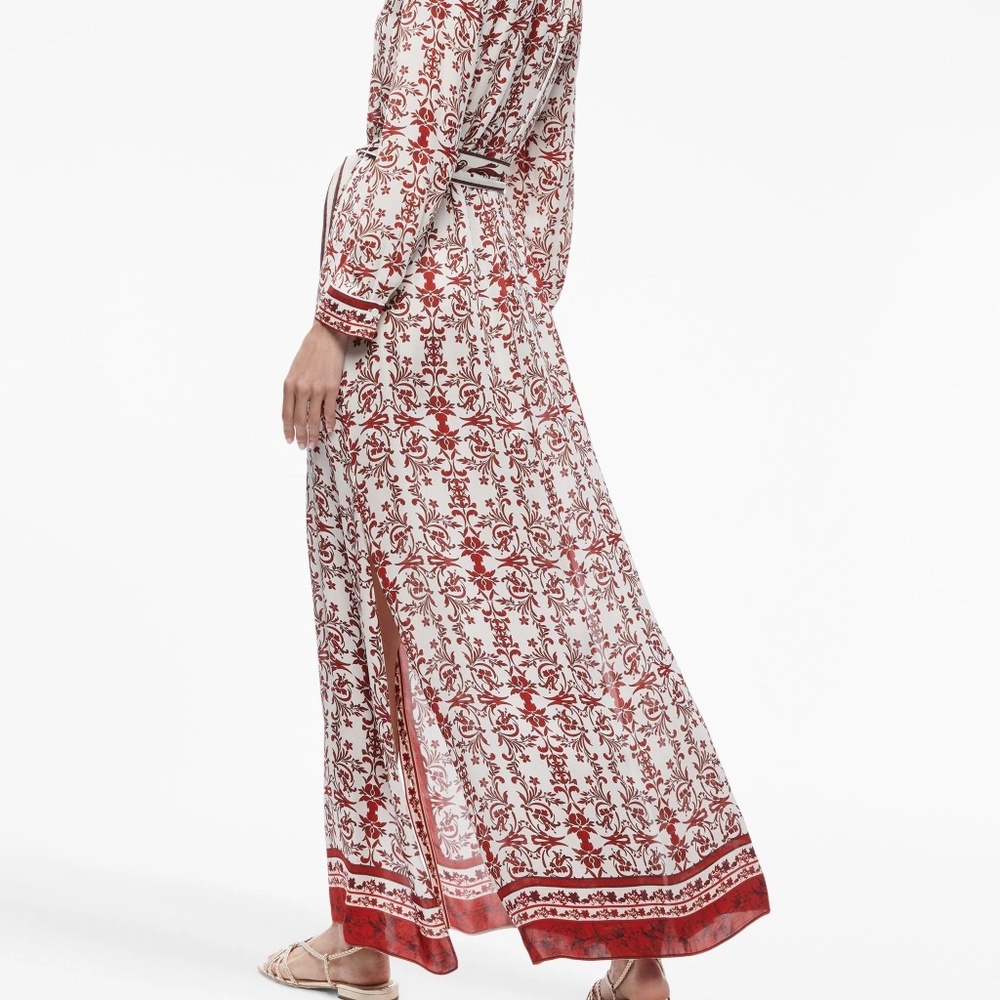 Alice + Olivia Cassidy Dress Maxi Button Up - Picture 3 of 9